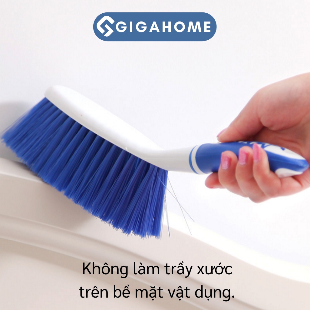 Chổi Nhựa Quét Bụi Ghế Sofa, Thảm Đa Năng GIGAHOME Tay Cầm Bọc Cao Su 4004
