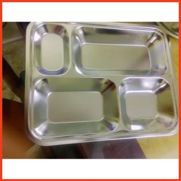 Khay cơm inox 4 ngăn