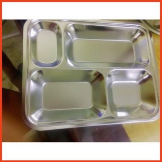 Khay cơm inox 4 ngăn