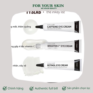 [The Inkey List] Bộ 3 kem mắt Best-Seller nhà The Inkey List chuẩn bill US