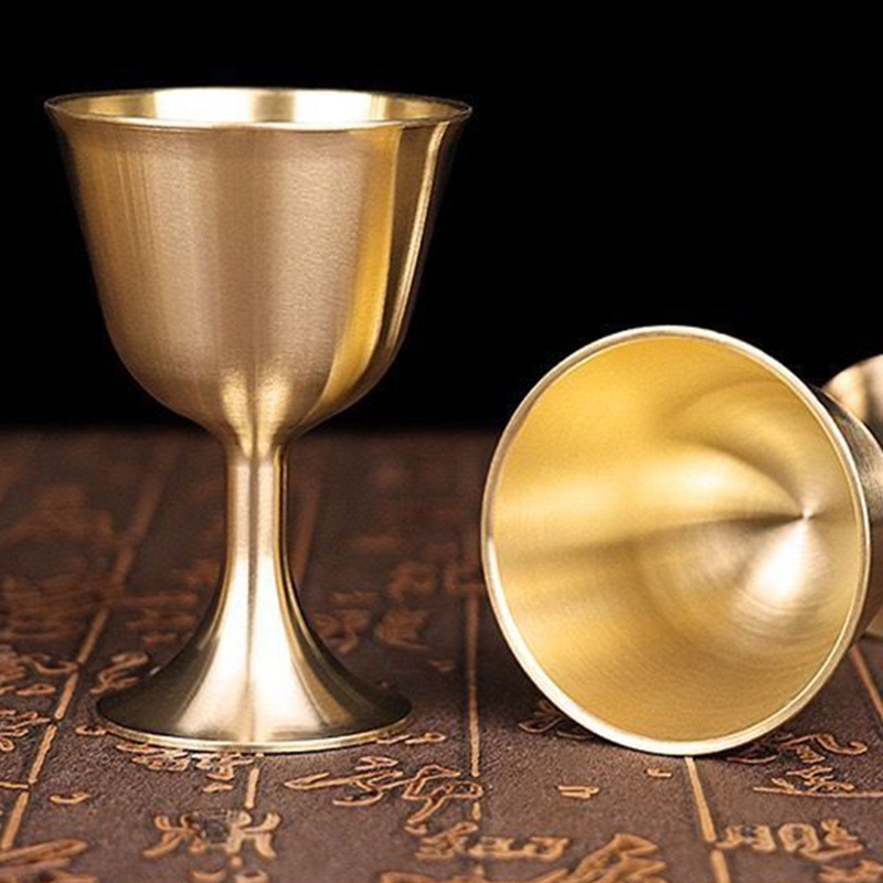 Ly Uống Rượu Vang Bằng Đồng Cao Cấp Phong Cách Vintage Cho Đám Cưới Altar 3 S