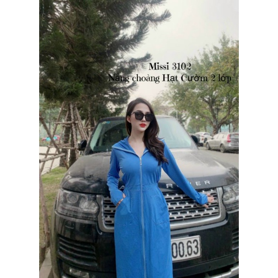Áo nắng dài 2lớp cho nữ