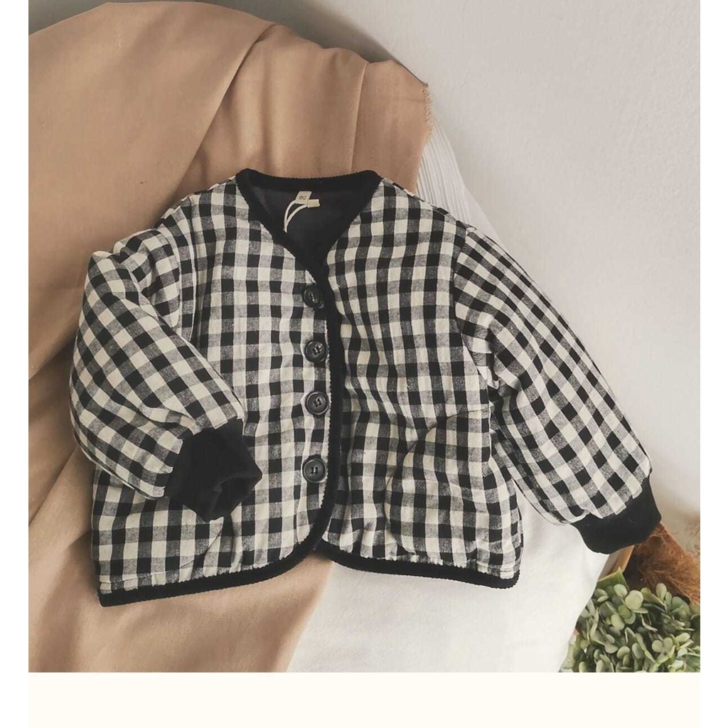 Áo khoác phao dáng rộng phong cách Hàn Quốc thời trang mùa đông 2023 cho bé