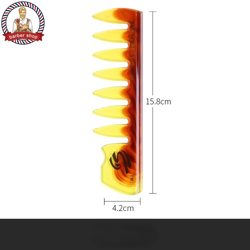 Bộ 5 Lược Chải Tóc Chuyên Nghiệp Cho Thợ Cắt Tóc