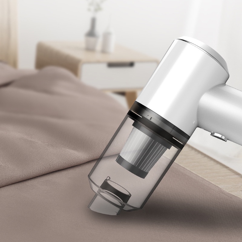 [Hàng Sẵn] Máy hút bụi cầm tay 120W Khô ướt Sử dụng kép 6000PA Hút mạnh Không dây cho xe hơi【Spring061】