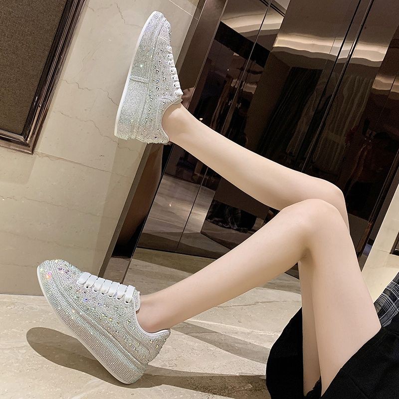 Giày đính đá full cực sang hàng Quảng Châu kèm hình thật