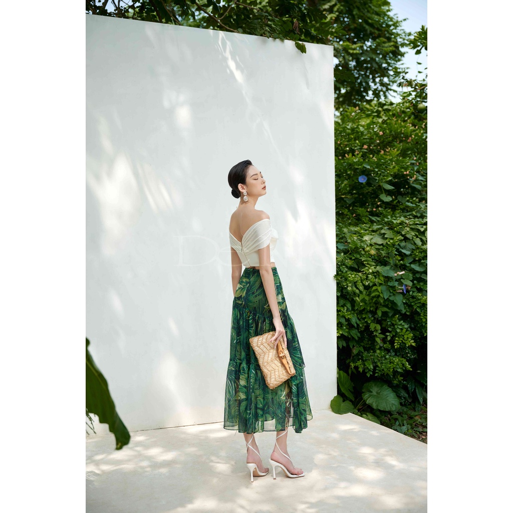 De Nio -Áo croptop xoắn ngực