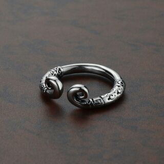 Nhẫn nam vòng kim cô thép không gỉ size 11-12