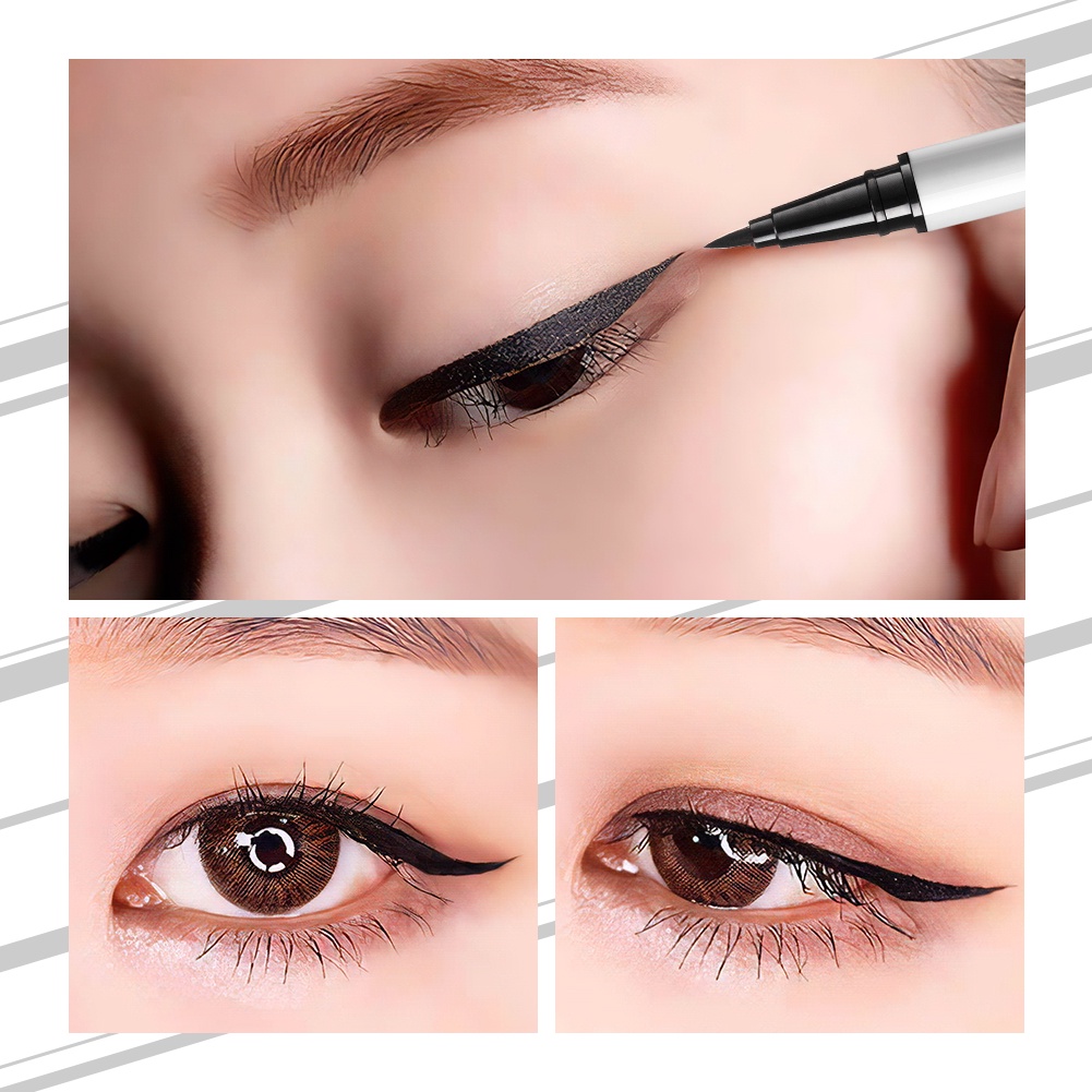 Bút Kẻ Mắt Nước GECOMO Màu Đen Kháng Nước Lâu Trôi Và Nhanh Khô