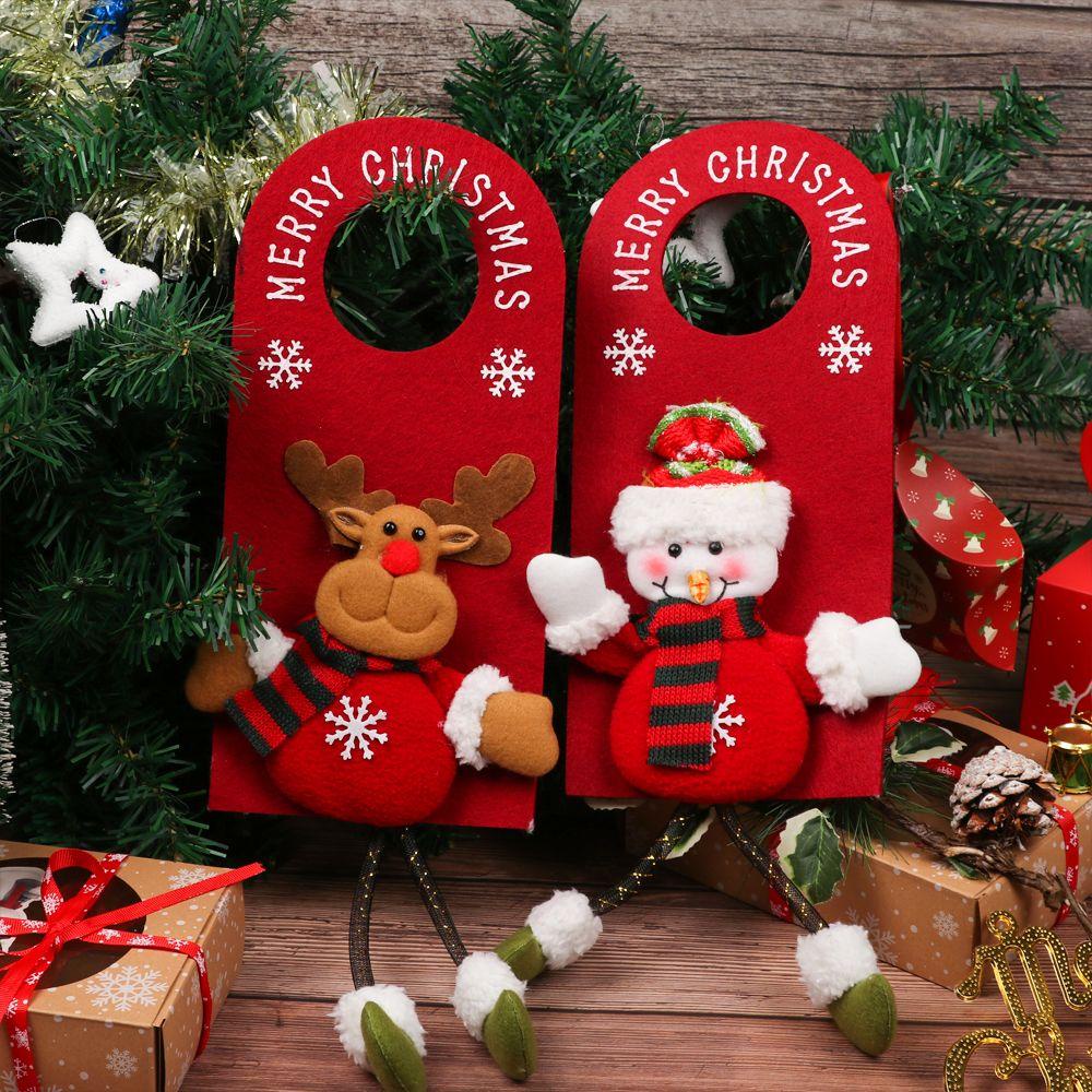 LONTIME Phụ Kiện Trang Trí Giáng Sinh Hình Ông Già Noel / Người Tuyết / Người Tuyết