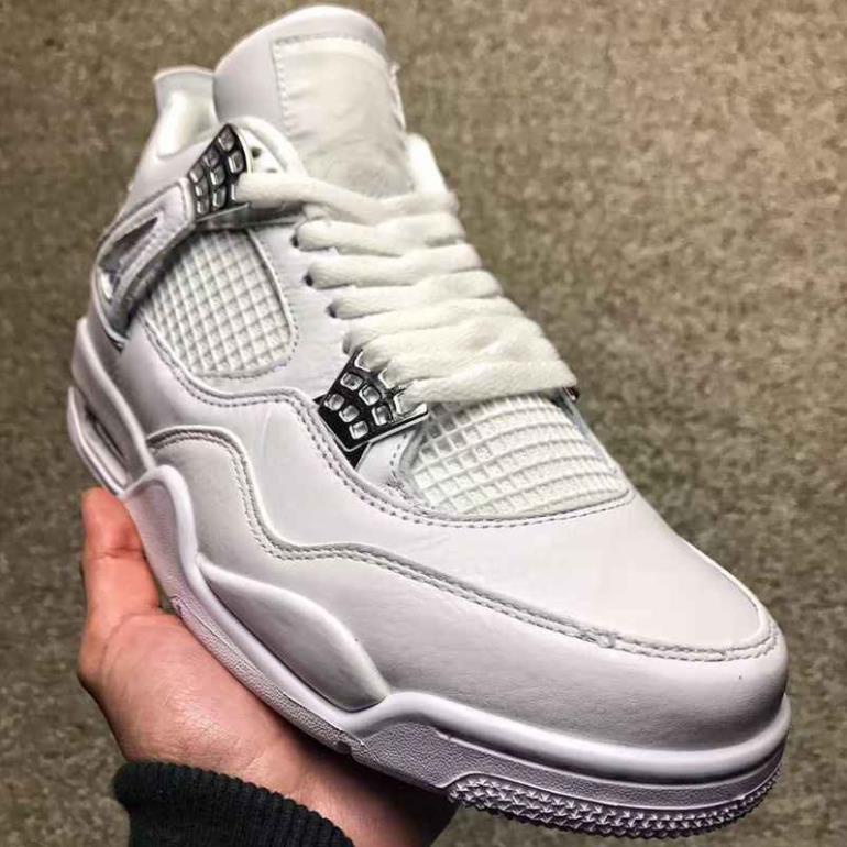 (ẢNH THẬT+VIDEO) giầy sneaker giày Air Jordan 4 off white full trắng đủ size nam nữ