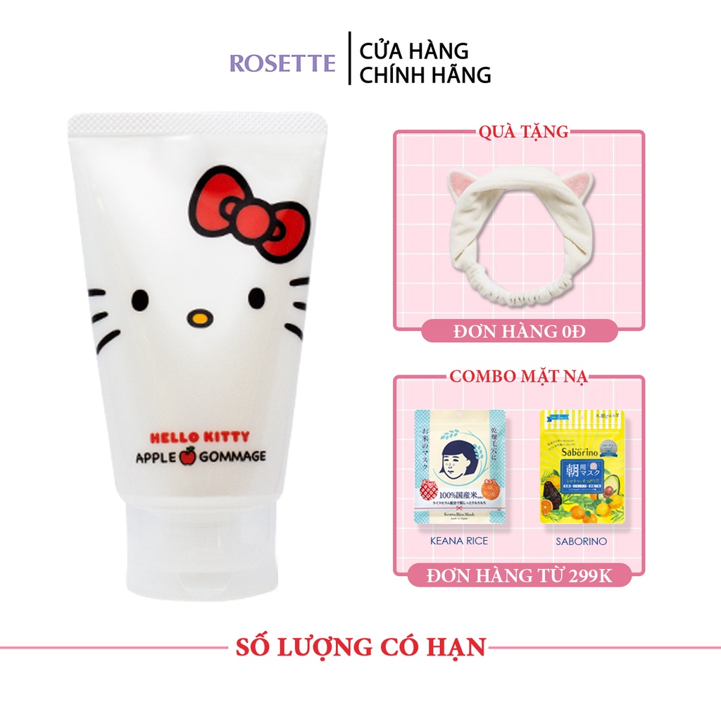 Tẩy Tế Bào Chết AHA Từ Táo Rosette Hello Kitty Apple Gommage 120g