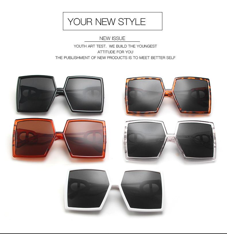 Kính mắt gọng vuông bản lớn phong cách Hàn Quốc sành điệu cho nữ