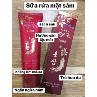 Sữa RỬA MẶT hồng sâm Hàn Quốc My Gold