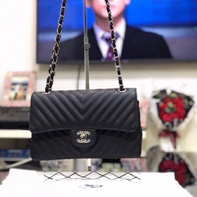 Túi cha-nel đen