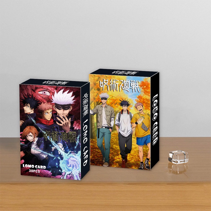 Hộp 30 Tấm Thẻ Ảnh Lomo Mini Hình Anime Jujutsu kaisen