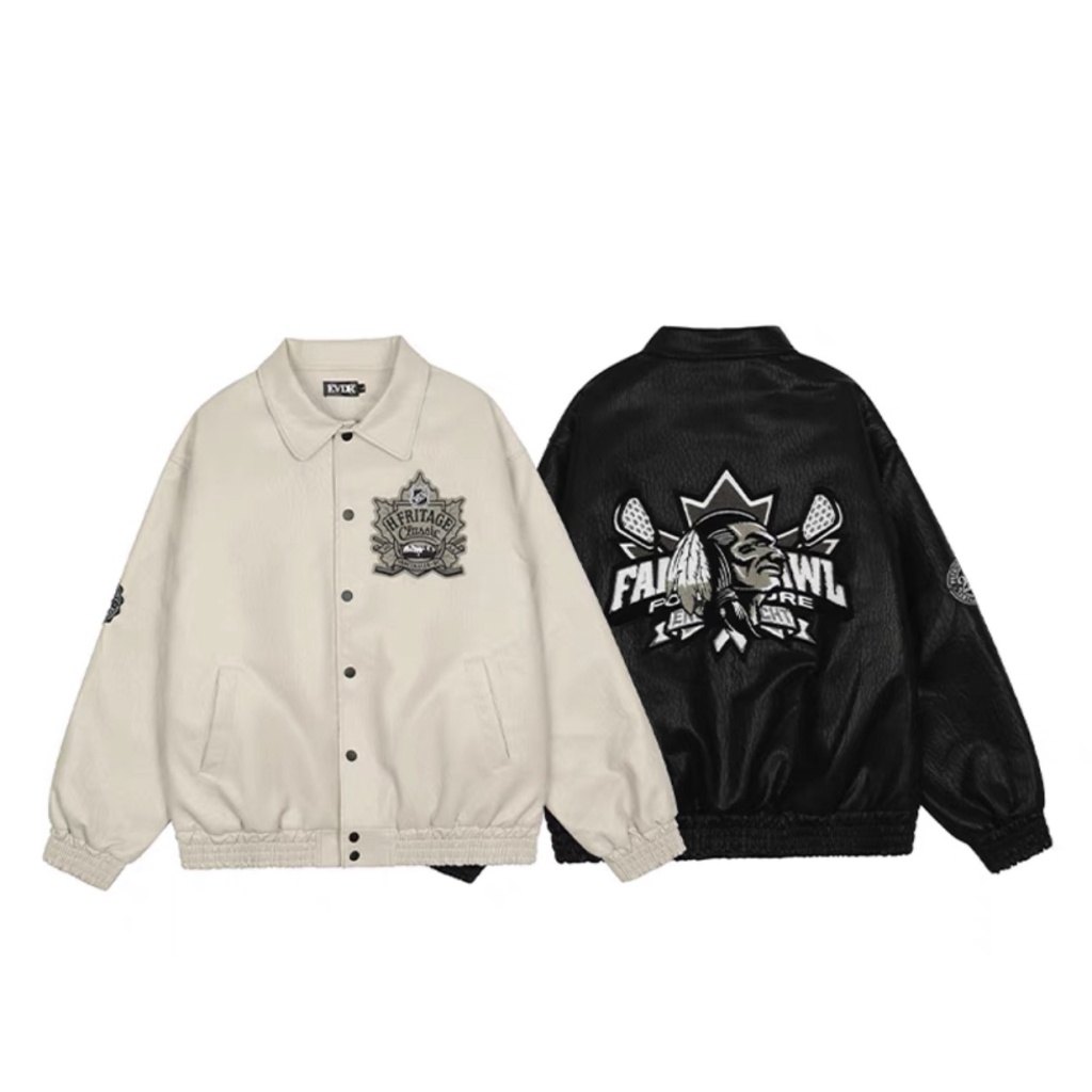 Áo Khoác Bomber Jacket Varsity Cardigan - Áo Bomber Nam Nữ Hot Trend Phong Cách Hàn