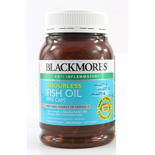 Dầu cá Blackmores Odourless Fish Oil 500mg 400 viên mẫu mới nhất