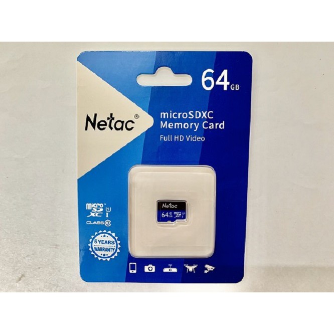 Thẻ nhớ Netac MicroSD 32GB,64GB,128GB-Bảo hành 36 tháng