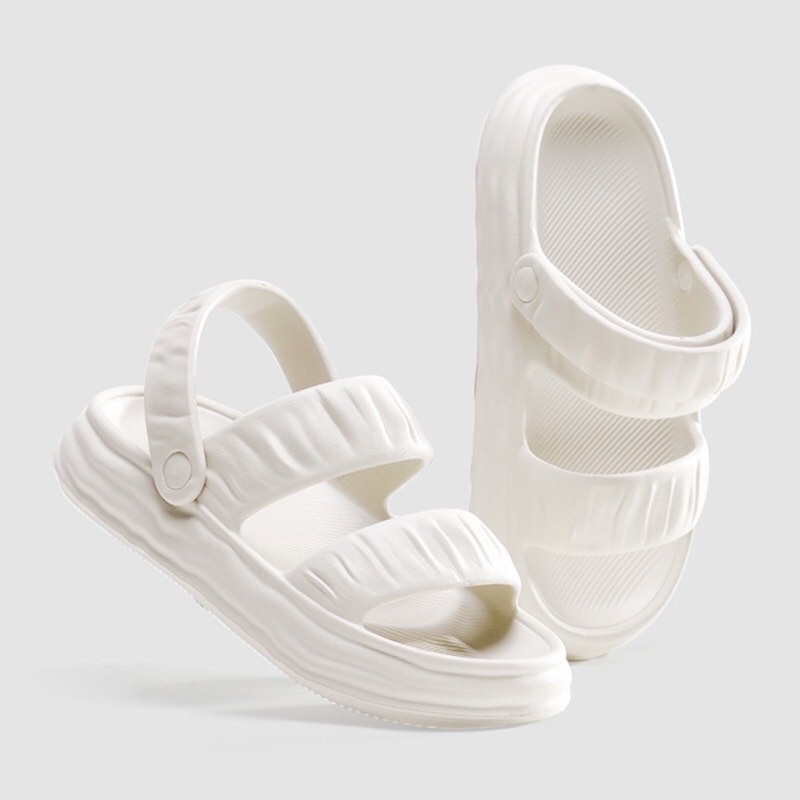 Dép sandal nữ EVA 2 quai ngang siêu nhẹ mới