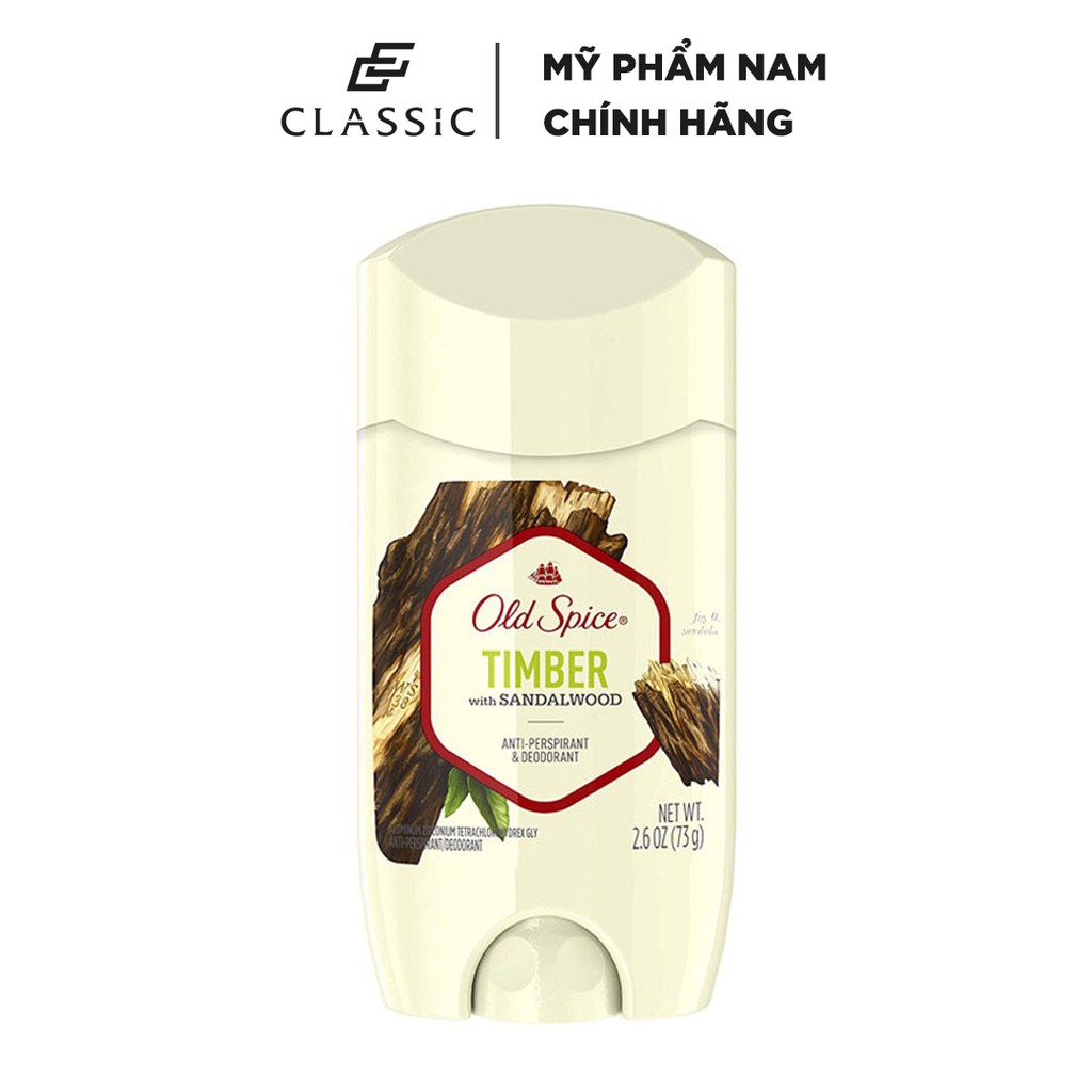 Lăn Khử Mùi Old Spice Timber 73g - Chính Hãng USA