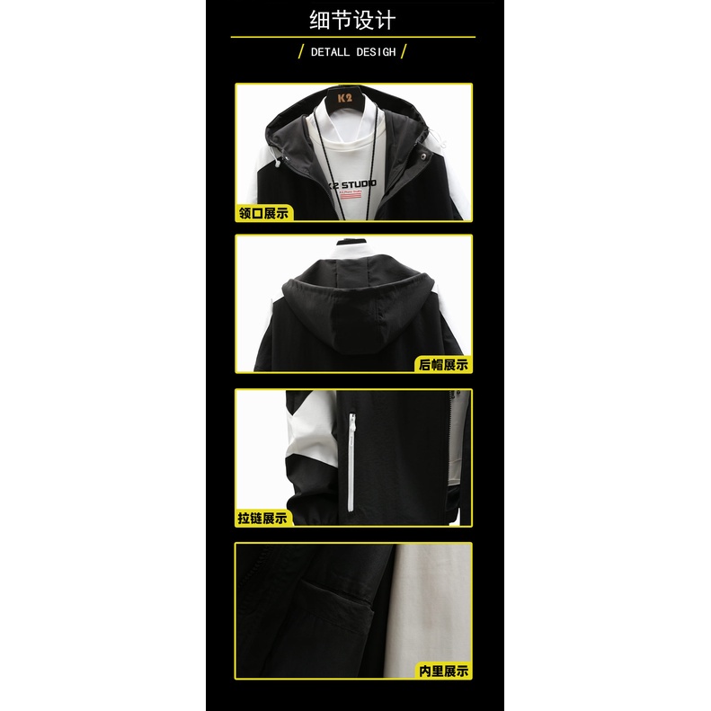 Kazuha Genshin Impact Yuanshen Áo khoác họa tiết hoạt hình anime cá tính có mũ trùm đầu mùa thu đông cho học sinh nam và nữ