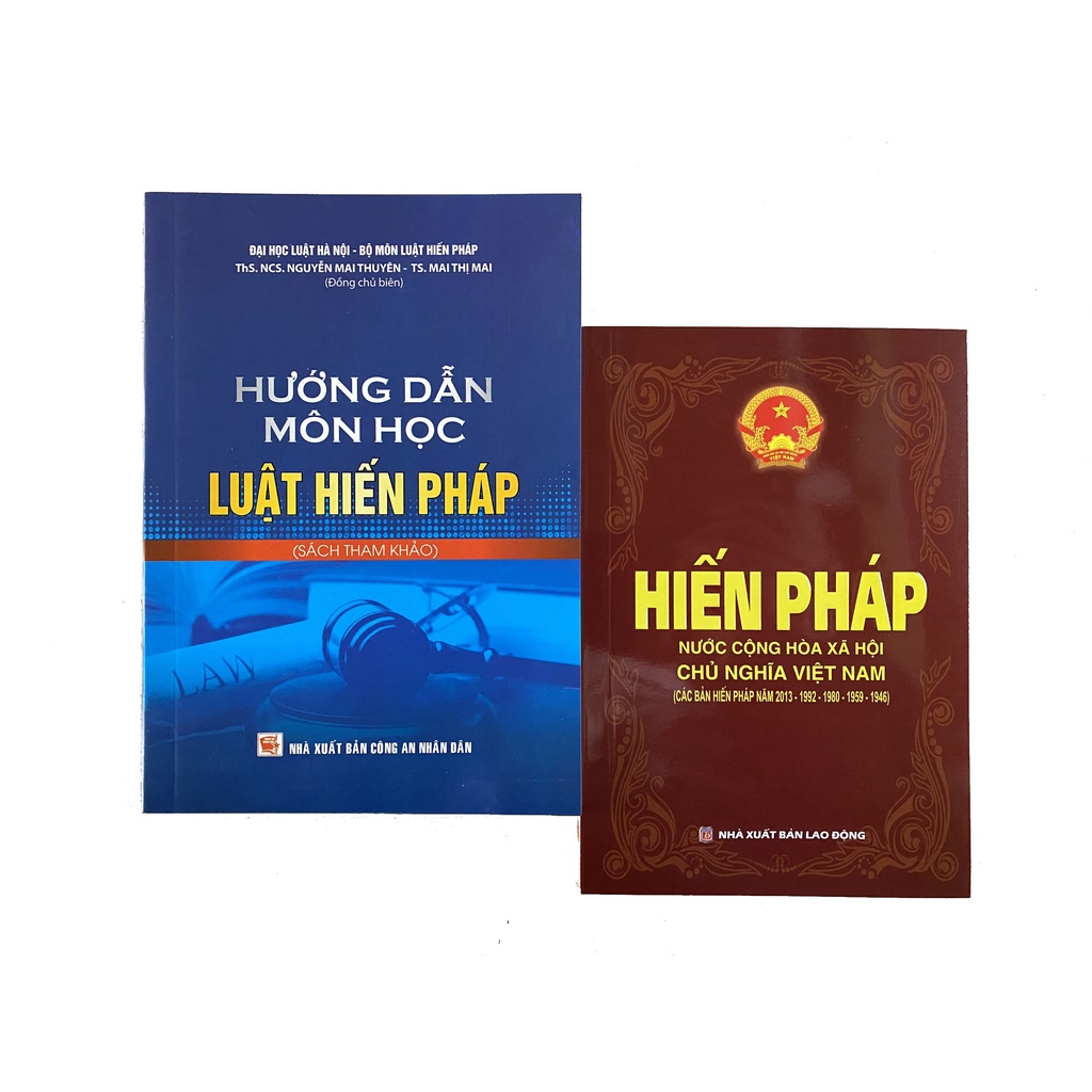 Combo Sách Hưỡng Dẫn Môn Học Hiến Pháp + Luật Hiến Pháp