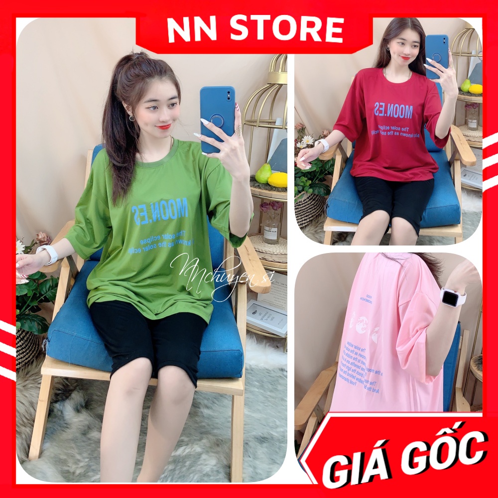 Đồ bộ nữ mặc nhà thun mềm mịn mát in họa tiết dễ thương có size đến 70kg DBRBL45