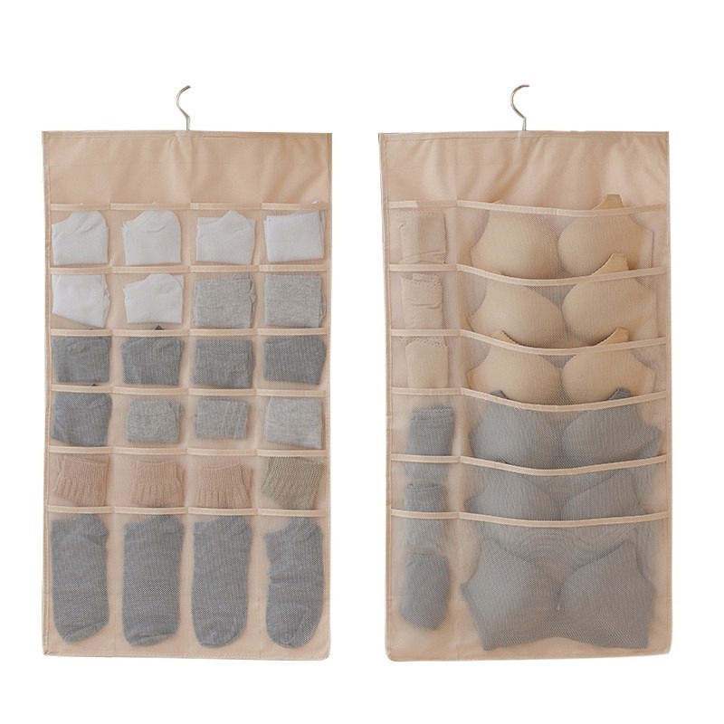 Túi Vải oxford Hai Mặt Chia Nhiều Ngăn Đựng Quần Áo Tiện Dụng