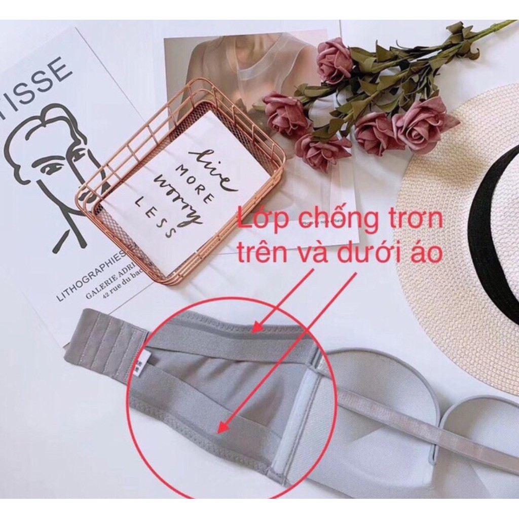 Áo Ngực Không Dây-Áo cúp ngực chống tụt không gọng siêu đẩy tạo khe cao cấp Hàng Loại đẹp | BigBuy360 - bigbuy360.vn