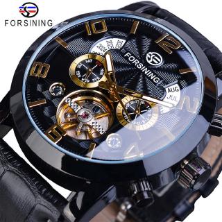 Đồng Hồ Cơ Tự Động Forsining Tourbillon Đa Năng Sang Trọng Cho Nam