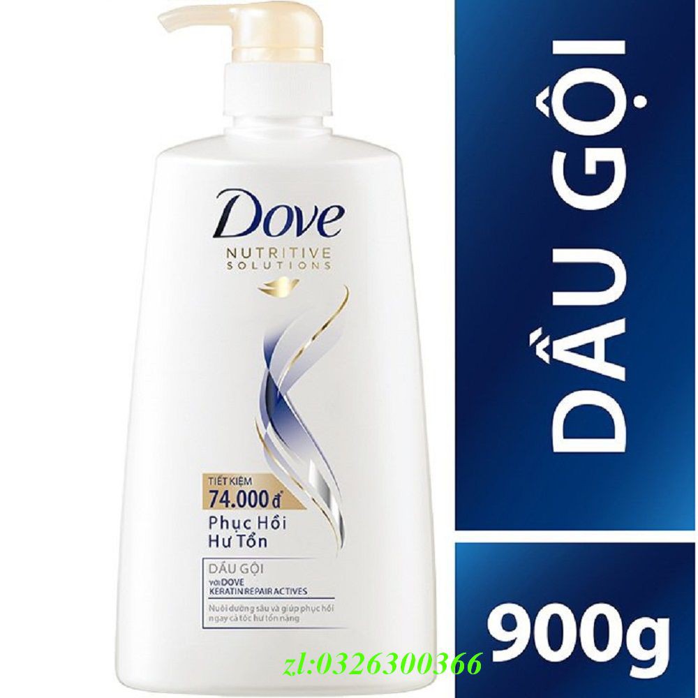 Dầu Gội Đầu 900G Dove Phục Hồi Hư Tổn Chính Hãng.