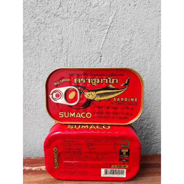 CÁ MÒI SUMACO THÁI LAN  LOẠI NGON 125g Date 2025