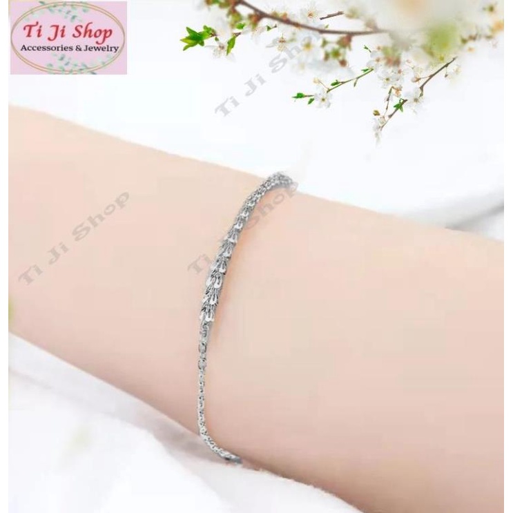 Lắc tay inox đuôi phụng  đẹp không đen