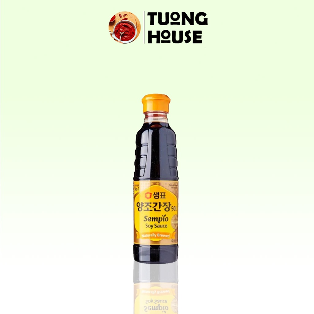 Nước tương 501 Sempio Hàn Quốc Chai 500ml - Công Thức Truyền Thống Hàn Quốc