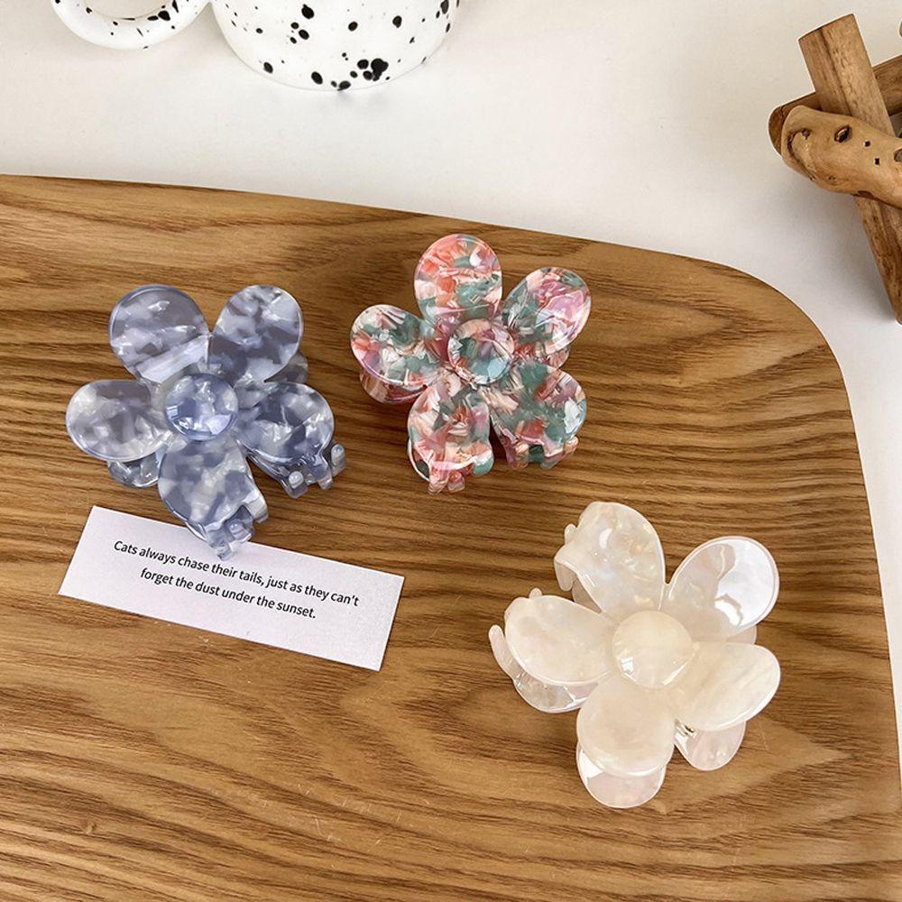 Danilo Kẹp Tóc Càng Cua Đính Hoa Kiểu Vintage Thanh Lịch Cho Nữ Giá Đỡ