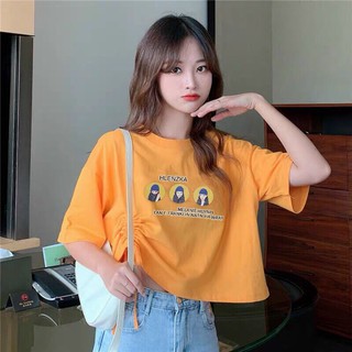 Áo croptop rút dây halenzka