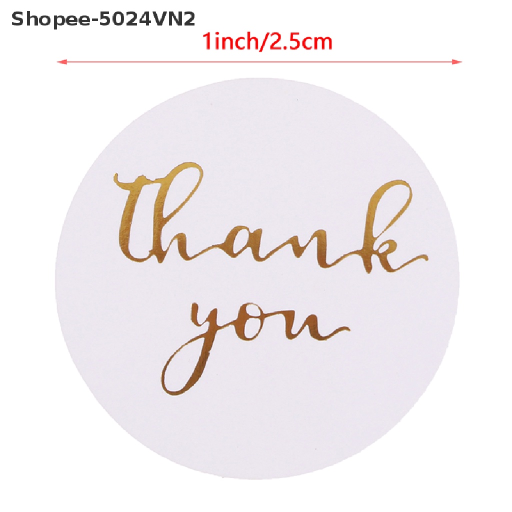 Cuộn 500 Nhãn Dán THANK YOU Trang Trí Sổ Tay Z