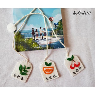 Bộ sưu tập bookmark vải handmade - Tea break