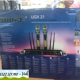 Micro không dây SHURE UGX-21 Chính hãng ( khách có thể kiểm tra khi nhận hàng ) - Gia Khang Shop
