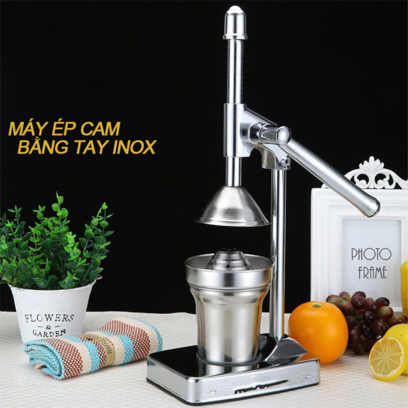 Dụng Cụ Ép Trái Cây, Máy Ép Cam Bằng Tay Inox 304 Mới Nhất 2020