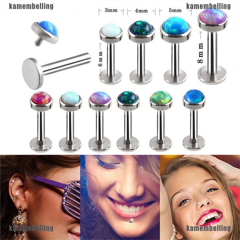 Khuyên Xỏ Mũi / Môi / Tai / Cơ Thể Đính Đá Opal