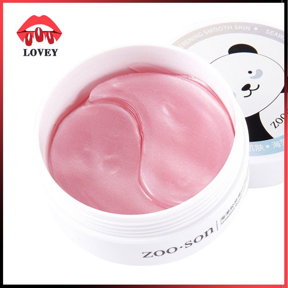 [Hàng mới về] Hộp 60 Miếng Mặt Nạ Mắt Collagen Ngọc Trai Đen Tự Nhiên Dưỡng Ẩm Xóa Quầng Thâm Chống Lão Hóa Hiệu Quả