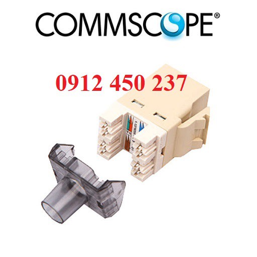 Nhân mạng Modular Jack Cat6 chính hãng AMP/COMMSCOPE mã 1375055-1 có CO và CQ