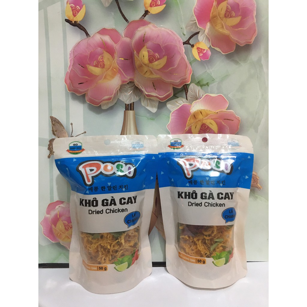 Khô gà cay POSI gói 50g ( vị cay và vị lá chanh) | BigBuy360 - bigbuy360.vn