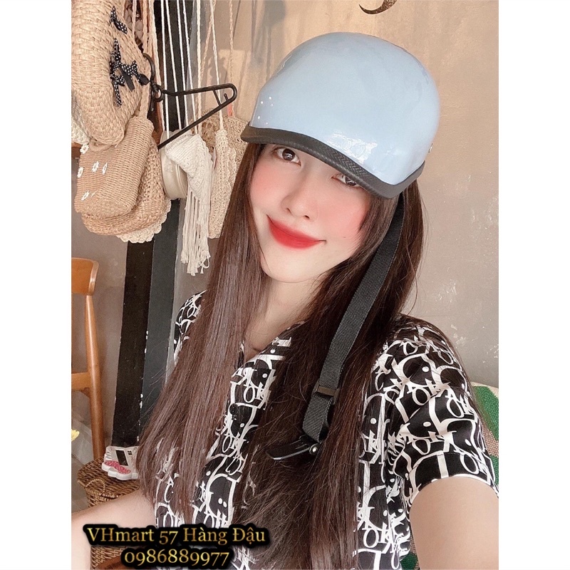 Mũ bảo hiểm thời trang beret nam nữ unisex đa dạng màu sắc version1
