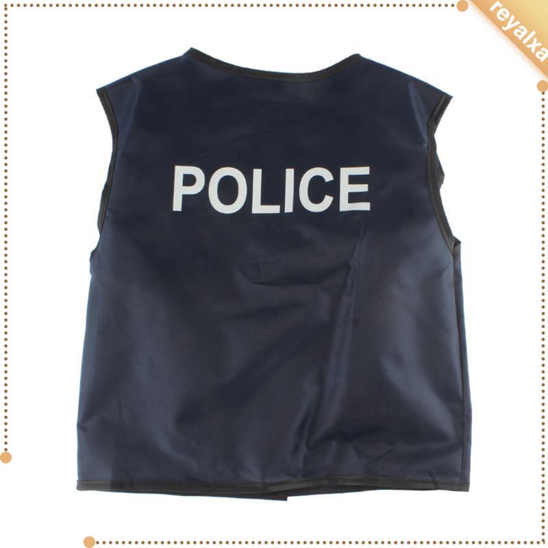 Set 4 Áo Vest Hóa Trang Cảnh Sát Cho Bé