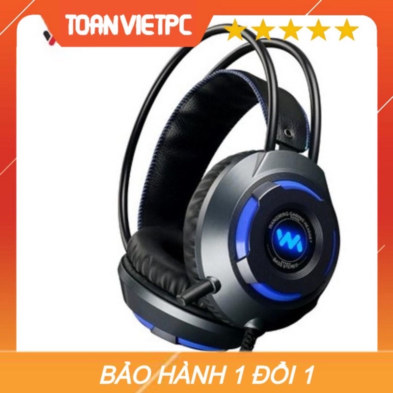 Tai nghe Game Thủ, có Mic, Wang Ming 8900L Chuyên game có Led I Gaming Headphone WangMing 8900L LED