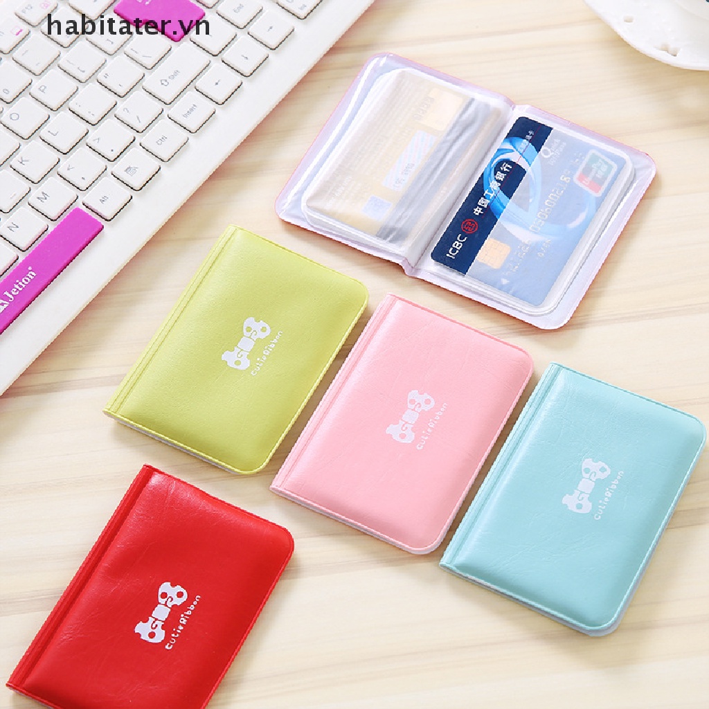 Ví đựng thẻ 12 ngăn bằng nhựa Pvc tiện dụng