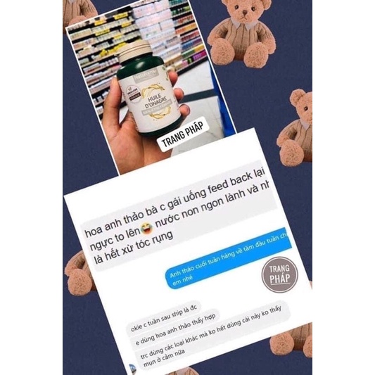 Viên uống hoa anh thảo hữu cơ